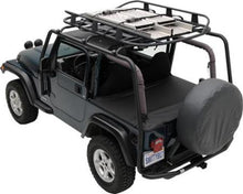 Load image into Gallery viewer, SRC Roof Rack 07-18 Wrangler JK 2 DR 300 Lb Rating Black Textured Smittybilt