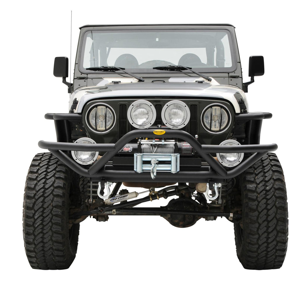 SRC Front Bumper 87-06 Wrangler TJ/YJ/LJ Black Textured Smittybilt
