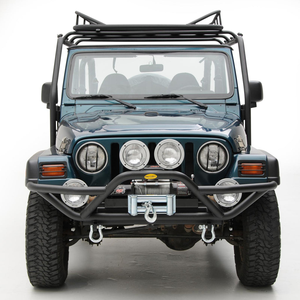 SRC Front Bumper 87-06 Wrangler TJ/YJ/LJ Black Textured Smittybilt
