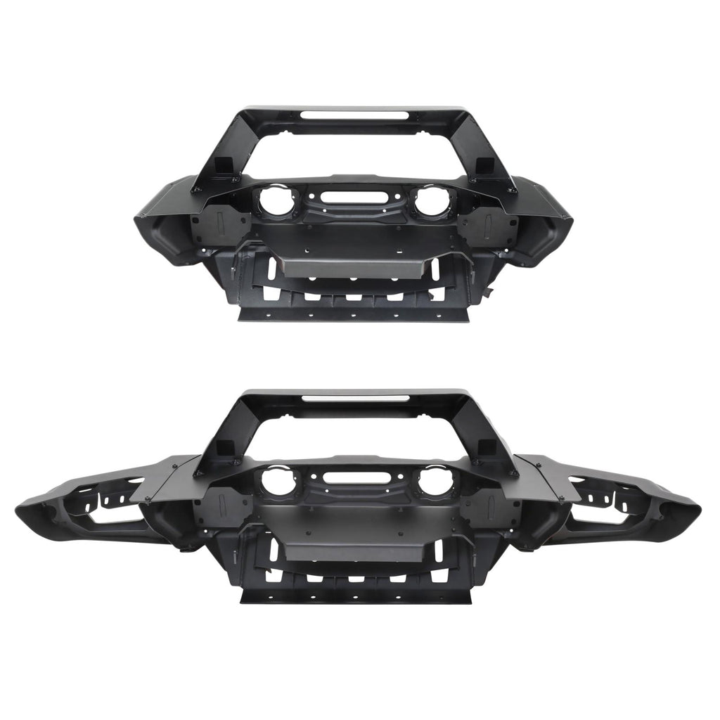 Jeep JK/JL Stryker Front Bumper Wings Black for 76730 Smittybilt