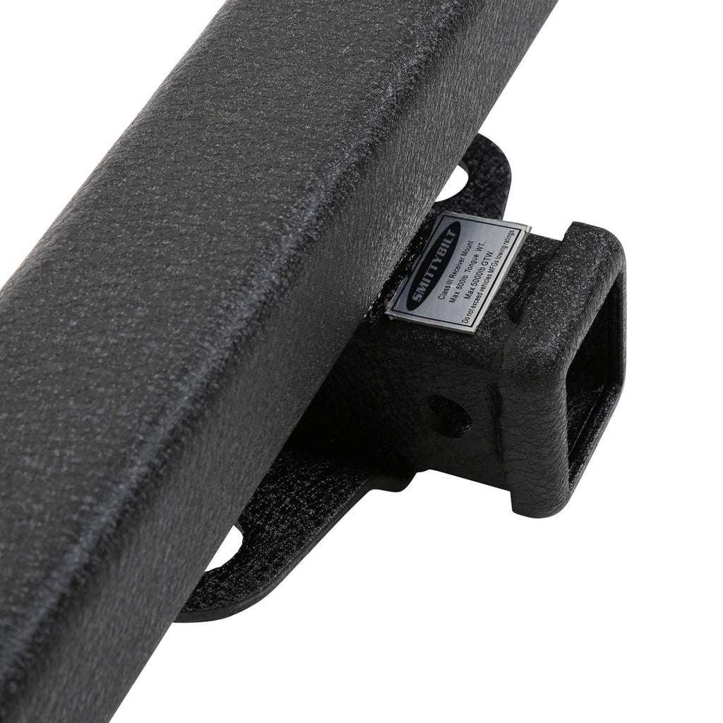 SRC Classic Rear Bumper W/Hitch 76-06 Wrangler TJ/YJ/CJ7 Black Textured Smittybilt