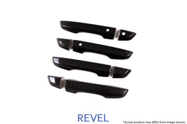 Revel GT Dry Carbon Door Outer Handle Cover (FL/FR/RL/RR) 16-18 Honda Civic - 8 Pieces RVL1TR4GT0AH12