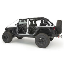 Load image into Gallery viewer, Jeep Tubular Doors Rear 07-18 Jeep JK Wrangler 4 Door Steel Black Powdercoat Smittybilt