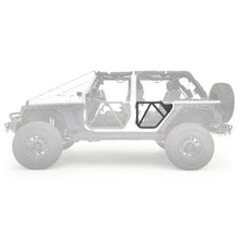 Load image into Gallery viewer, Jeep Tubular Doors Rear 07-18 Jeep JK Wrangler 4 Door Steel Black Powdercoat Smittybilt