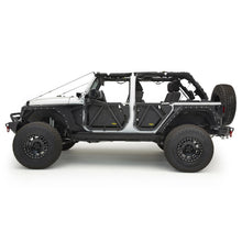 Load image into Gallery viewer, Jeep Tubular Doors Rear 07-18 Jeep JK Wrangler 4 Door Steel Black Powdercoat Smittybilt