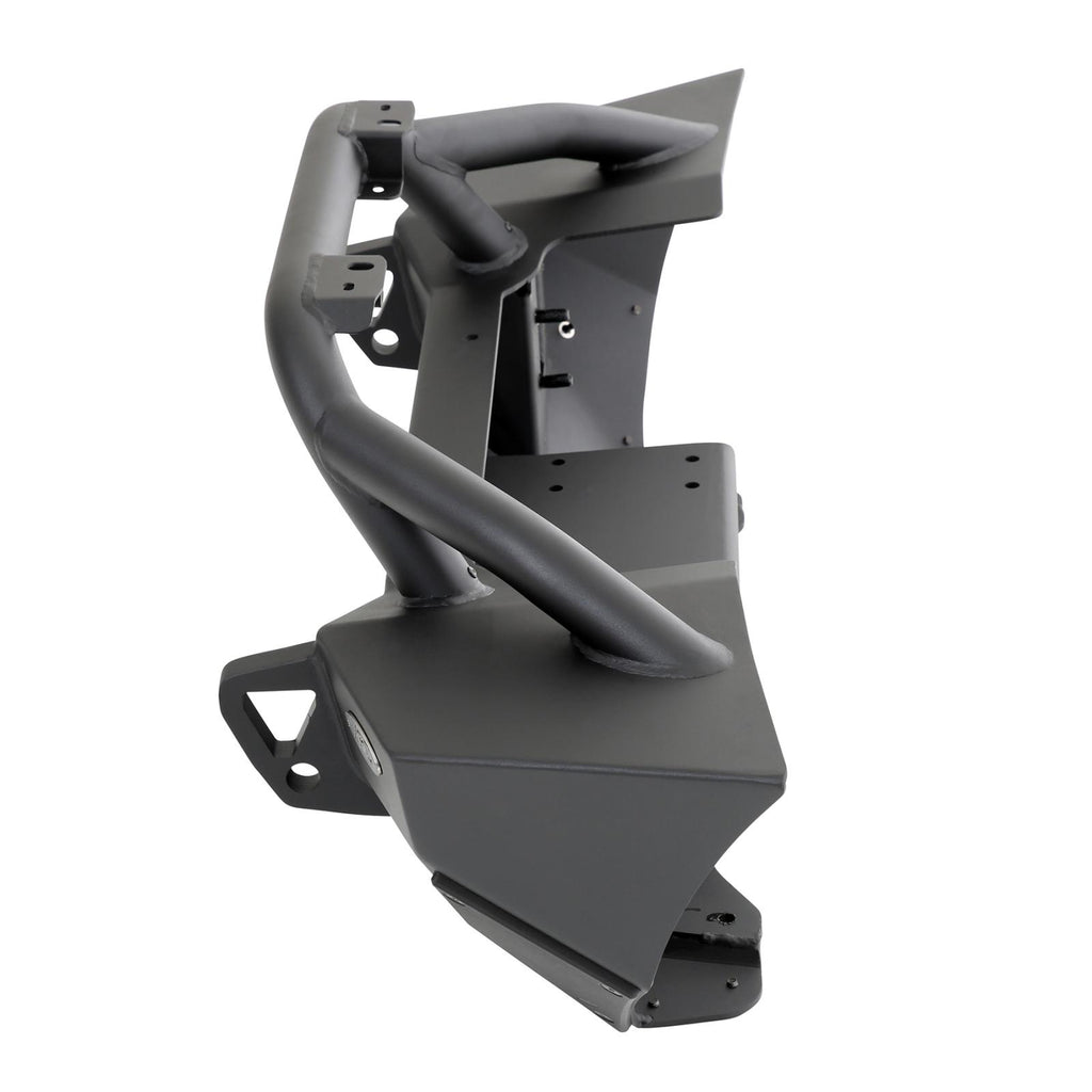 XRC Front Jeep JL Bumper w/ Stinger Winch Plate D-Rings 18-Present Jeep JL Wrangler Light Texture Black Powdercoat Smittybilt