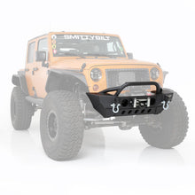 Load image into Gallery viewer, XRC Front Jeep JL Bumper w/ Stinger Winch Plate D-Rings 18-Present Jeep JL Wrangler Light Texture Black Powdercoat Smittybilt