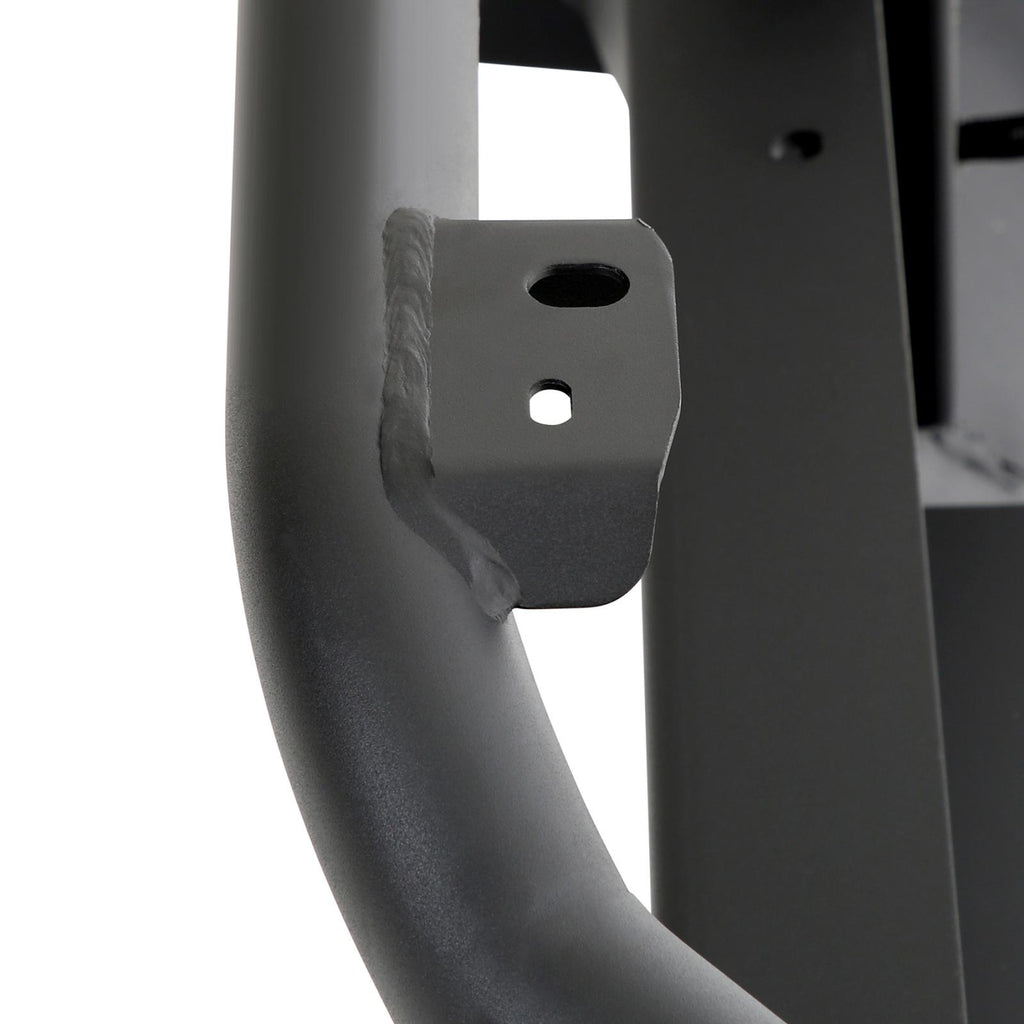 XRC Front Jeep JL Bumper w/ Stinger Winch Plate D-Rings 18-Present Jeep JL Wrangler Light Texture Black Powdercoat Smittybilt