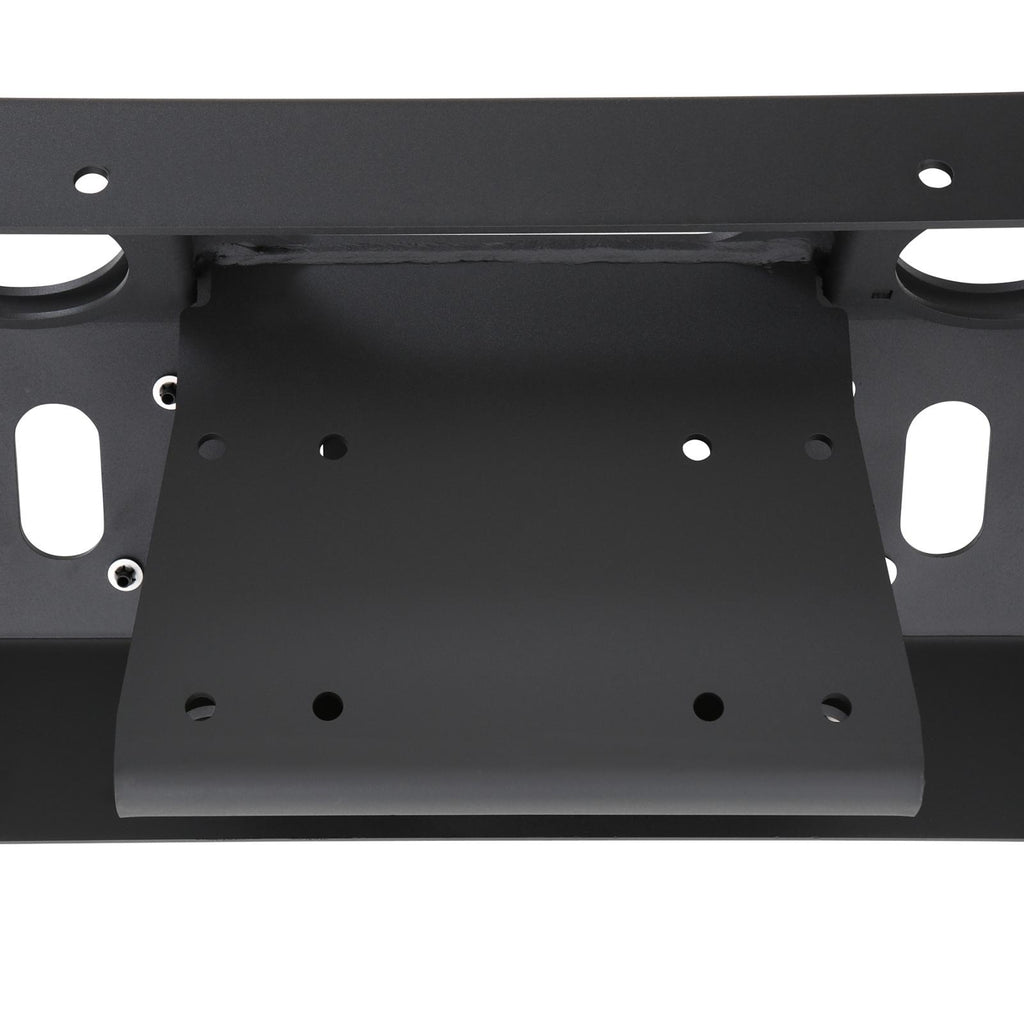 XRC Front Jeep JL Bumper w/ Stinger Winch Plate D-Rings 18-Present Jeep JL Wrangler Light Texture Black Powdercoat Smittybilt
