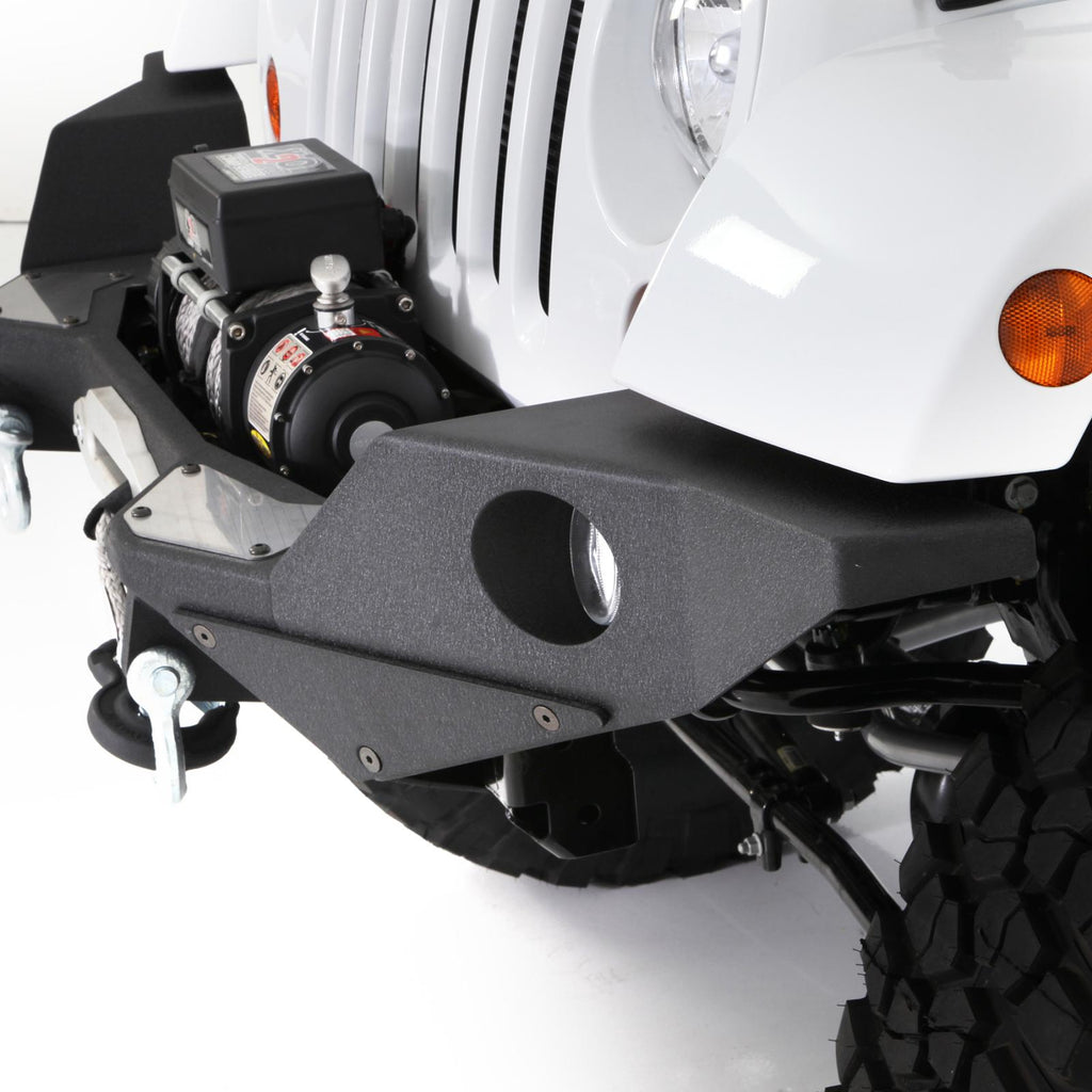 XRC M.O.D. Option Full Width End Plates Smittybilt Black Textured