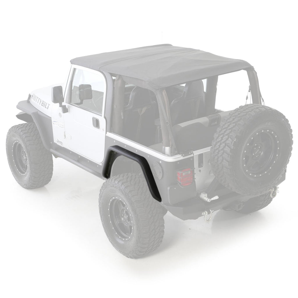 XRC Rear 3 Inch Fender Flares 97-06 Wrangler TJ/LJ Black Textured Smittybilt