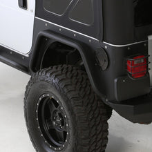 Load image into Gallery viewer, XRC Rear 3 Inch Fender Flares 97-06 Wrangler TJ/LJ Black Textured Smittybilt