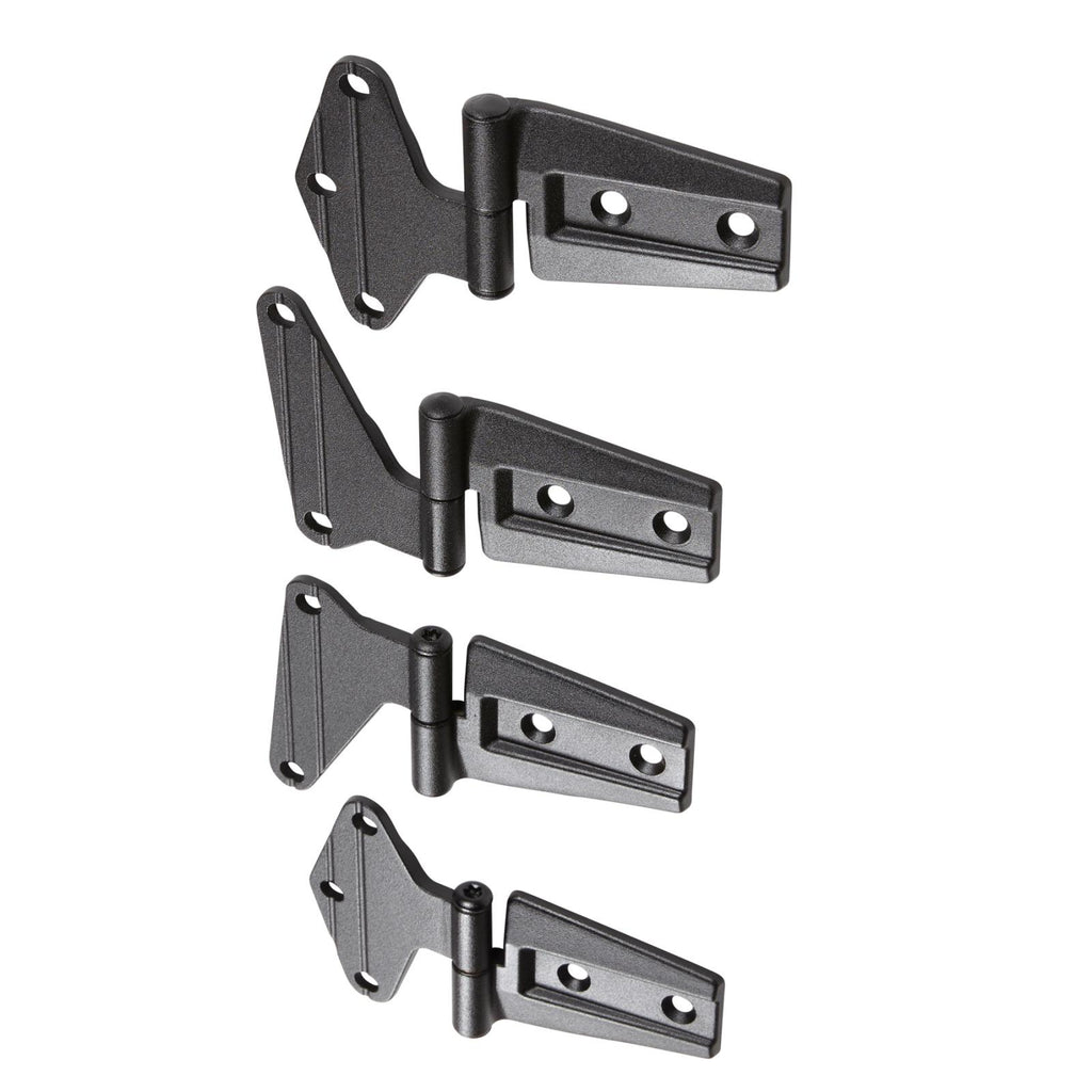Door Hinges 07-18 Wrangler JK 2/4 DR Black Smittybilt