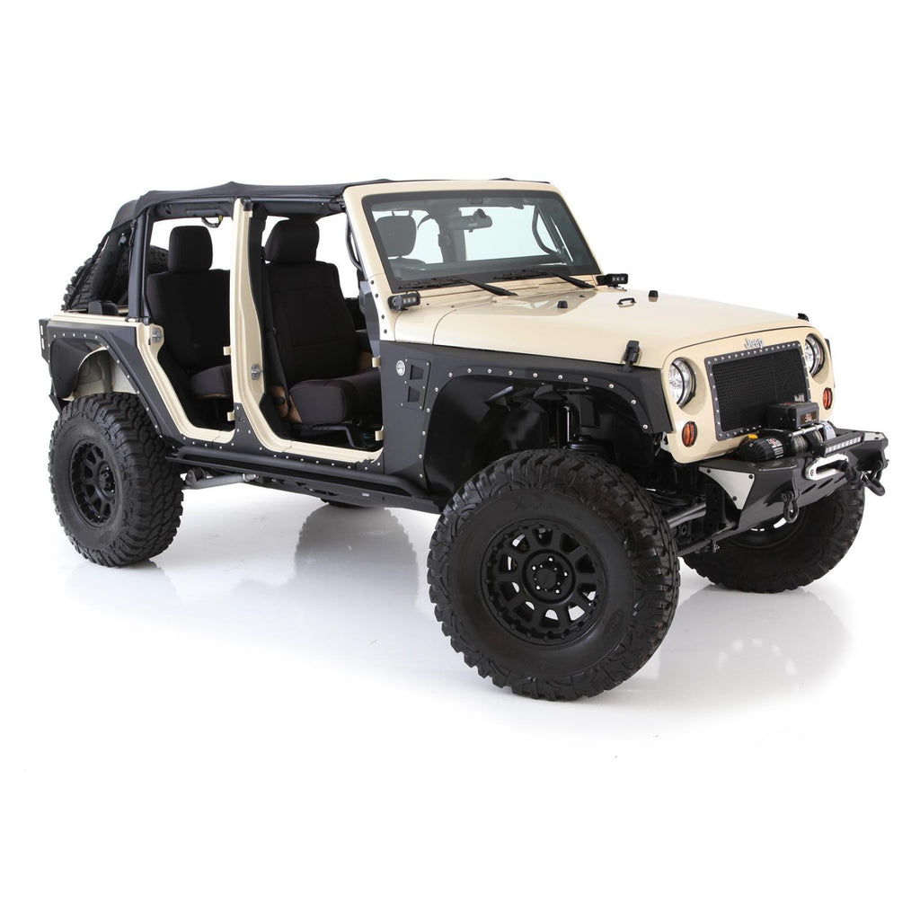 XRC Front Fenders 07-18 Wrangler JK Black Textured Smittybilt