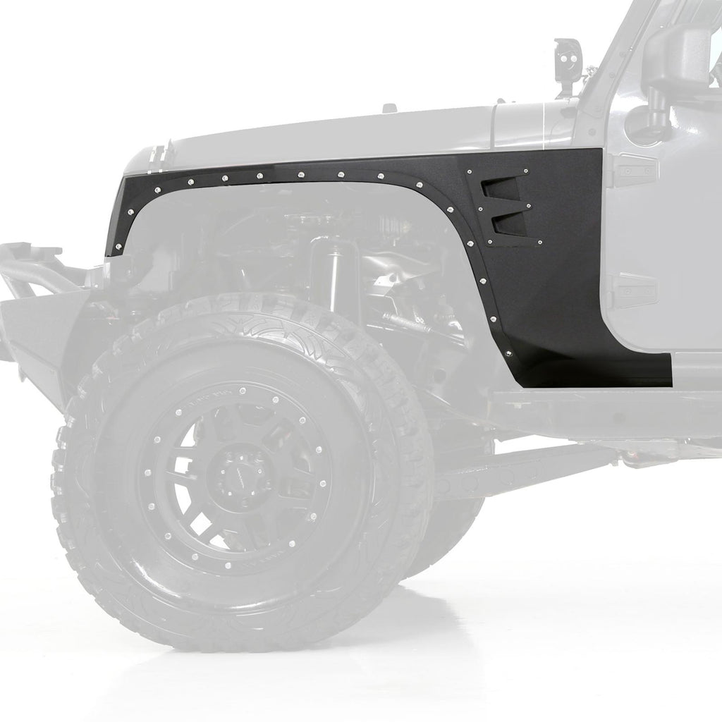 XRC Front Fenders 07-18 Wrangler JK Black Textured Smittybilt