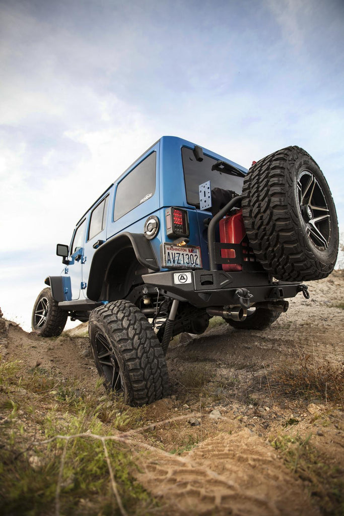 XRC Atlas Rear Bumper with Tire Carrier 07-18 Wrangler JK Smittybilt