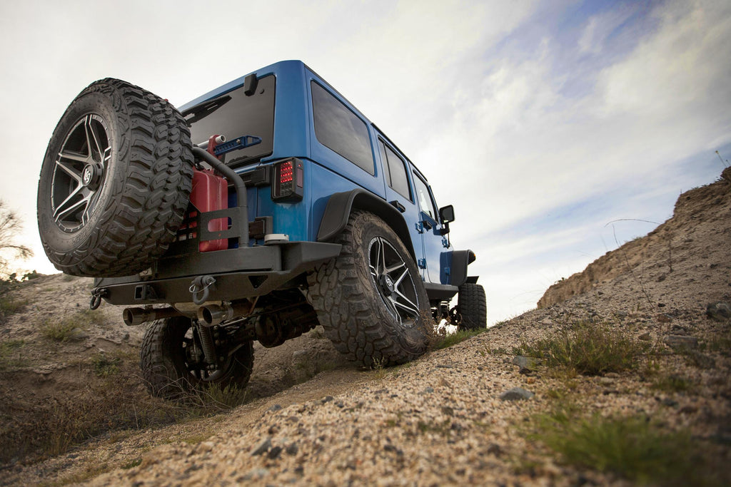 XRC Atlas Rear Bumper with Tire Carrier 07-18 Wrangler JK Smittybilt