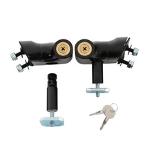 Load image into Gallery viewer, Locking Hood Catch Kit 97-06 Wrangler TJ Black Smittybilt