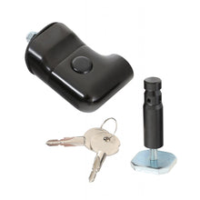 Load image into Gallery viewer, Locking Hood Catch Kit 97-06 Wrangler TJ Black Smittybilt