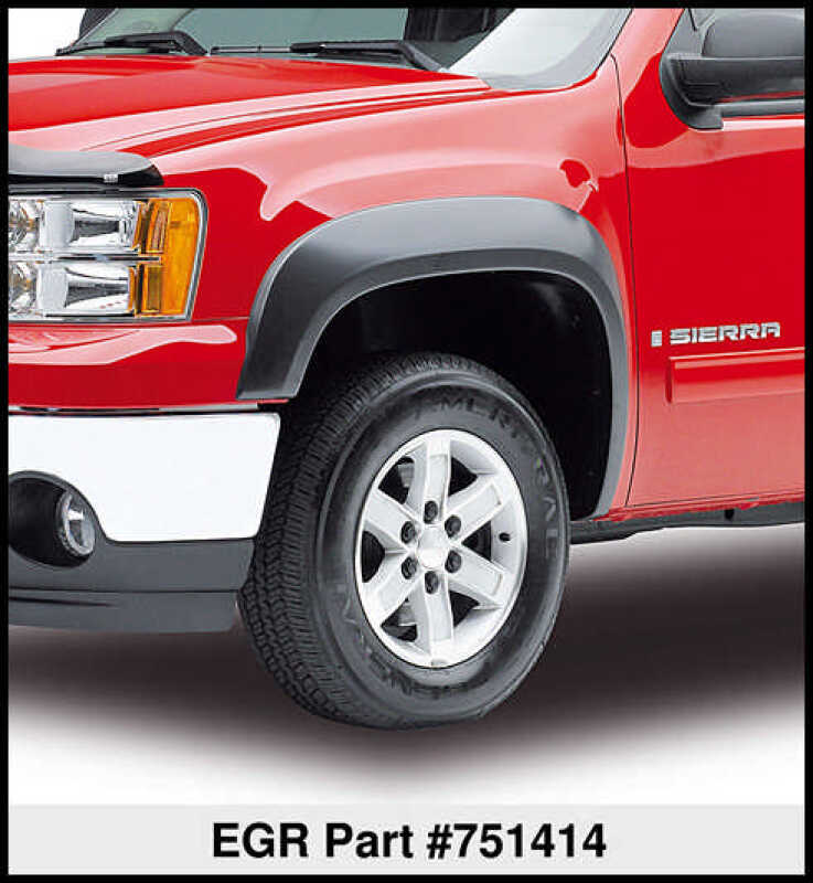 EGR 07-13 GMC Sierra LD 5.8ft Bed Rugged Look Fender Flares - Set (751414) EGR751414