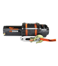 Load image into Gallery viewer, 3500 LB Winch Waterproof 12V 2.4 HP Permanent Magnet Motor w/Synthetic Rope Aluminum Fairlead PE3.5 ES Mile Marker