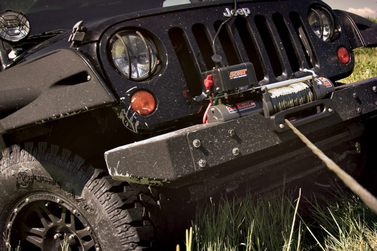 8000 LB Winch Waterproof 4.9 HP Series Wound 12V Motor W/ 92 Foot Synthetic Rope SEC8 Scout ES Mile Marker