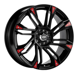 Enkei GW8 17x7 5x100/114.3 42mm Offset 72.6 Bore Matte Black Wheel ENK448-770-0242BK