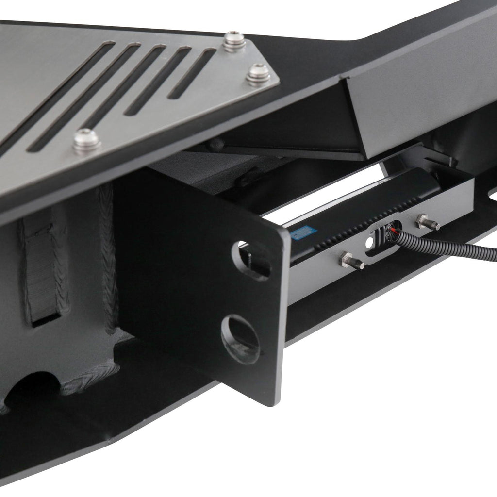Jeep JL SRC Rear Bumper Gen2 Reciever Hitch D-Ring Mount 2018-Present Wrangler JL Black Smittybilt