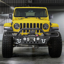Load image into Gallery viewer, Jeep JL/JT SRC Front Bumper Gen2 Winch Mount D-Ring Mount 2018-Present Wrangler JL and 2020-Present Gladiator JT Black Smittybilt