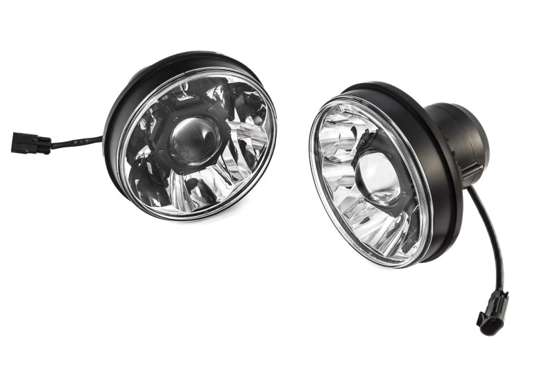KC HiLiTES 07-18 Jeep JK (Not for Rubicon/Sahara) 7in. Gravity LED Pro DOT Headlight (Pair Pack Sys) KCL42341
