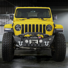 Load image into Gallery viewer, XRC Front Jeep JL Bumper w/ Stinger Winch Plate D-Rings 18-Present Jeep JL Wrangler Black Powdercoat Smittybilt