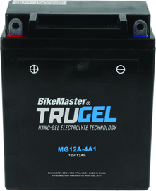 BikeMaster TruGel Battery - MG12A-4A1 BKM780503