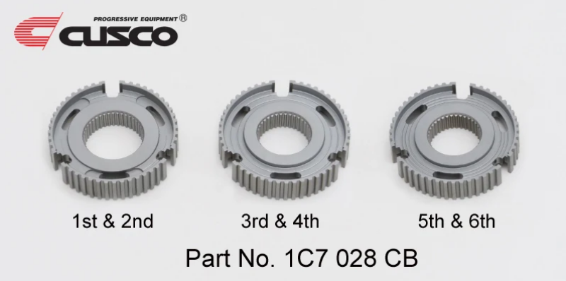 Cusco 23+ Toyota GR Corolla/22+ Toyota GR Yaris Reinforced Transmission Clutch Sync. Hub Set CUS1C7 028 CB