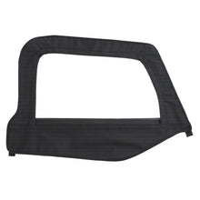 Load image into Gallery viewer, Soft Top Door Skin W/ Frame 97-06 Wrangler TJ Passenger Side Black Diamond Smittybilt