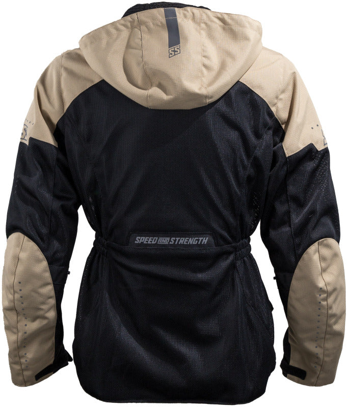 Speed and Strength Starstruck Mesh Jacket Trench Tan/Black Womens - Medium SAS609926