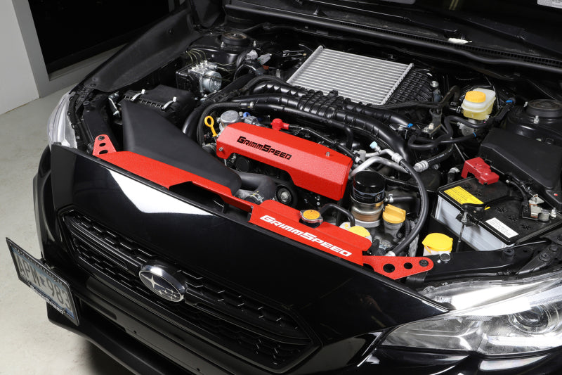 GrimmSpeed 15+ Subaru WRX/STI Radiator Shroud - Red GRM096042