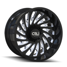 Load image into Gallery viewer, 9108-24x12-black-milled-spokes-1.png