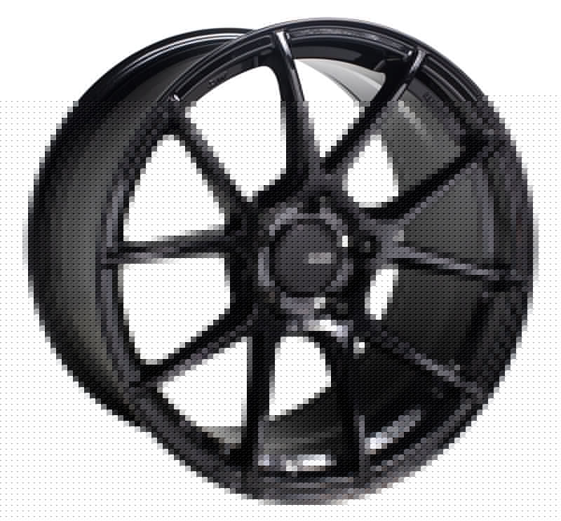 Enkei TS-V 18x8 5x112 45mm Offset 72.6mm Bore Gloss Black Wheel ENK522-880-4445BK