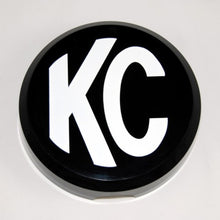 Load image into Gallery viewer, KC HiLiTES 6in. Round Hard Cover for Daylighter/SlimLite/Pro-Sport (Single) - Black w/White KC Logo KCL5105