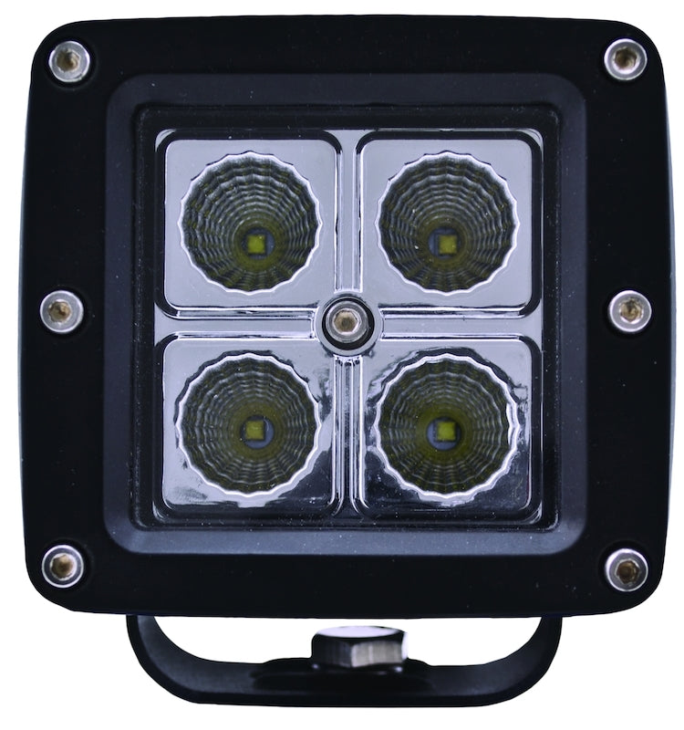 Hella HVF Cube 4 LED Off Road Kit - 3.1in 2X12W HELLA357204821
