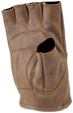 Load image into Gallery viewer, Kuryakyn Leather By River Road Buster Vintage Shorty Gloves Black - XL KUR094463