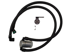 J&L 2021-2025 Ford F-150 3.5L Passenger Side Oil Separator 3.0 - Clear Anodized JLT3028P-C
