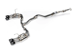 Invidia 2022+ Subaru WRX Gemini Single Layer Quad Black Tip Cat-Back Exhaust INVHS22WRXGM4SB