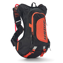 Load image into Gallery viewer, USWE Moto Hydro Hydration Pack 8L - Black/Factory Orange USW2083438
