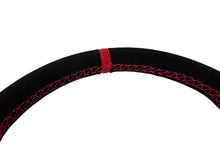 Load image into Gallery viewer, PRP Suede D-Shape Steering Wheel - Red PRPG253