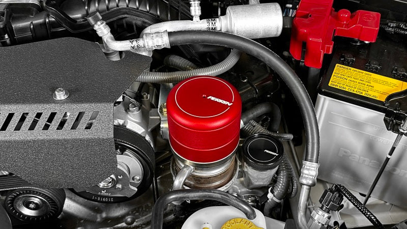 PERRIN 15-25 Subaru WRX & 13-25 BRZ/FR-S/86/GR86 Oil Filter Cover - Red PERPSP-ENG-716RD