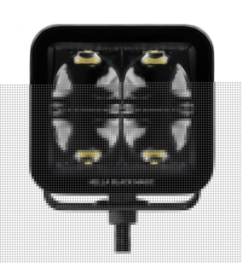 Hella Universal Black Magic 3.2in L.E.D. Cube Kit - Spot Beam HELLA358176821