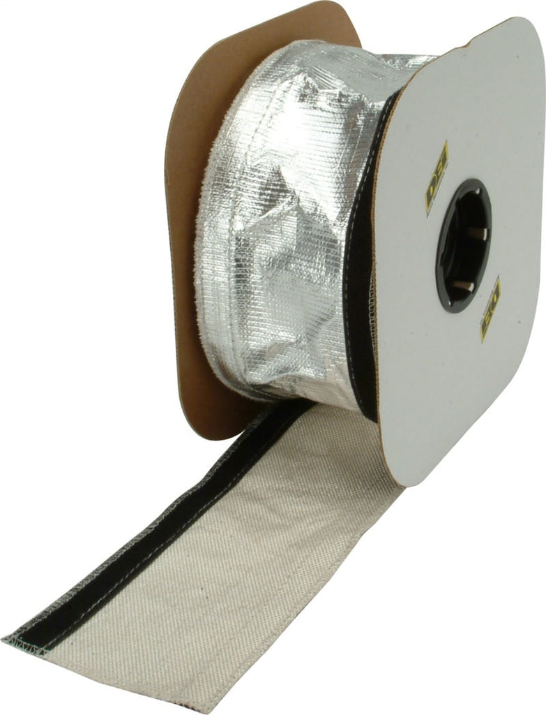 DEI Heat Shroud 2-1/2in x 50ft Spool - Aluminized Sleeving-Hook and Loop Edge DEI93487