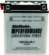 Load image into Gallery viewer, BikeMaster Battery - 12N12A-4A-1 BKM781050