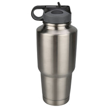 Load image into Gallery viewer, 30oz 304 Stainless Tumbler Double Wall W/Screw On Flip Up Straw Lid Bulldog Winch